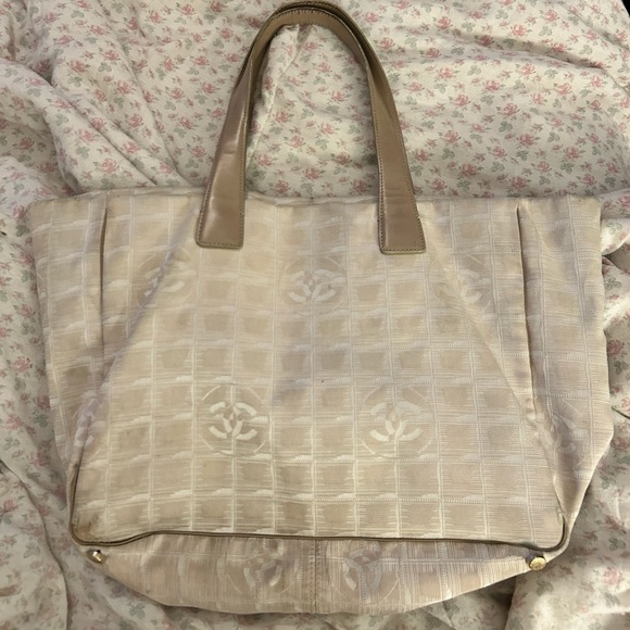 Authentic Chanel Travel Line Nylon Bag - Picture 1 of 8